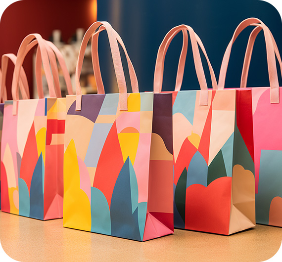 D Cut Carry Bags
